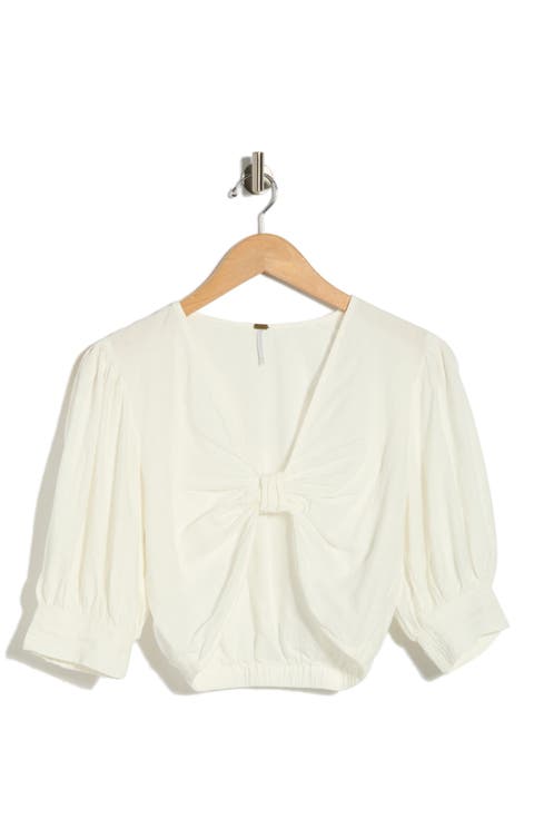 Miranda Linen Blend Crop Top