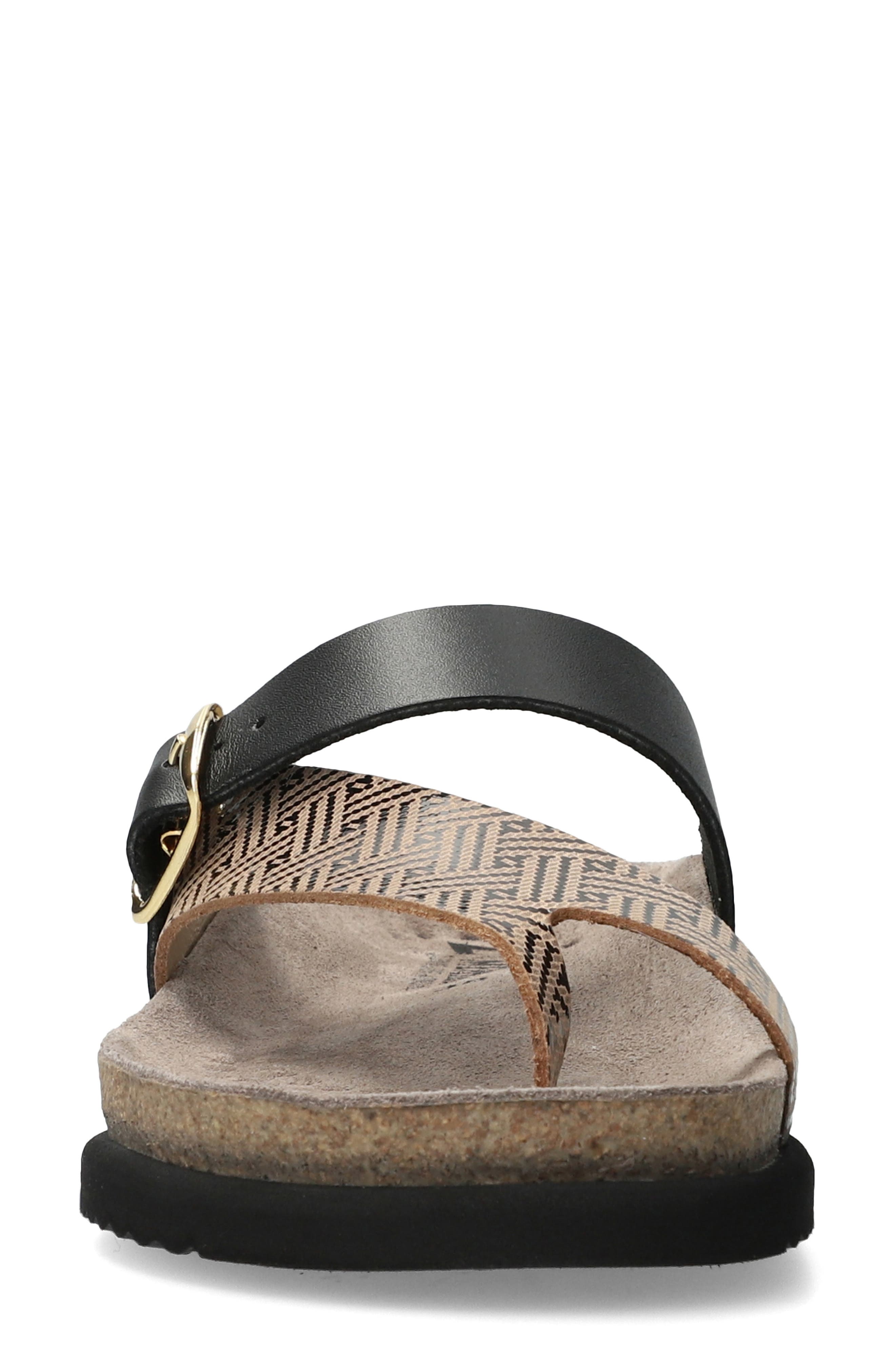 Mephisto Helen Mix Toe Loop Sandal, Alternate, color, Black Helios