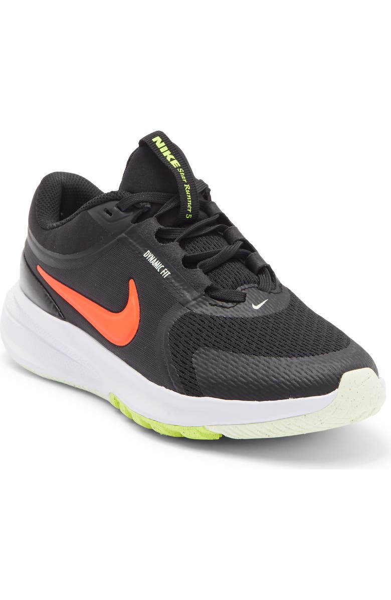 Nike Kids' Star Runner 5 Sneaker, Main, color, Black/ Crimson/ Anthracite