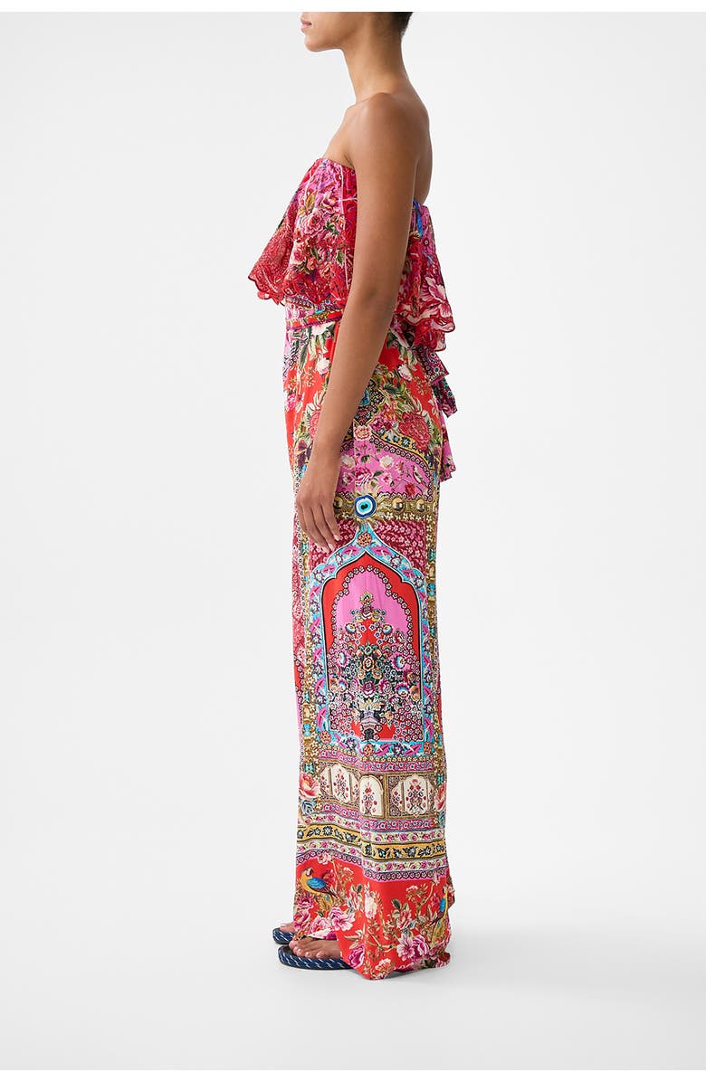 Camilla Strapless Jumpsuit With Frill, Alternate, color, Heirloom Empire