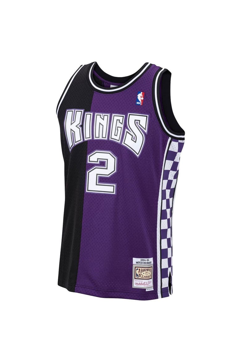 Men's Mitchell & Ness Mitch Richmond Purple Sacramento Kings 1994/95 Hardwood Classics Swingman Jersey, Alternate, color, Purple