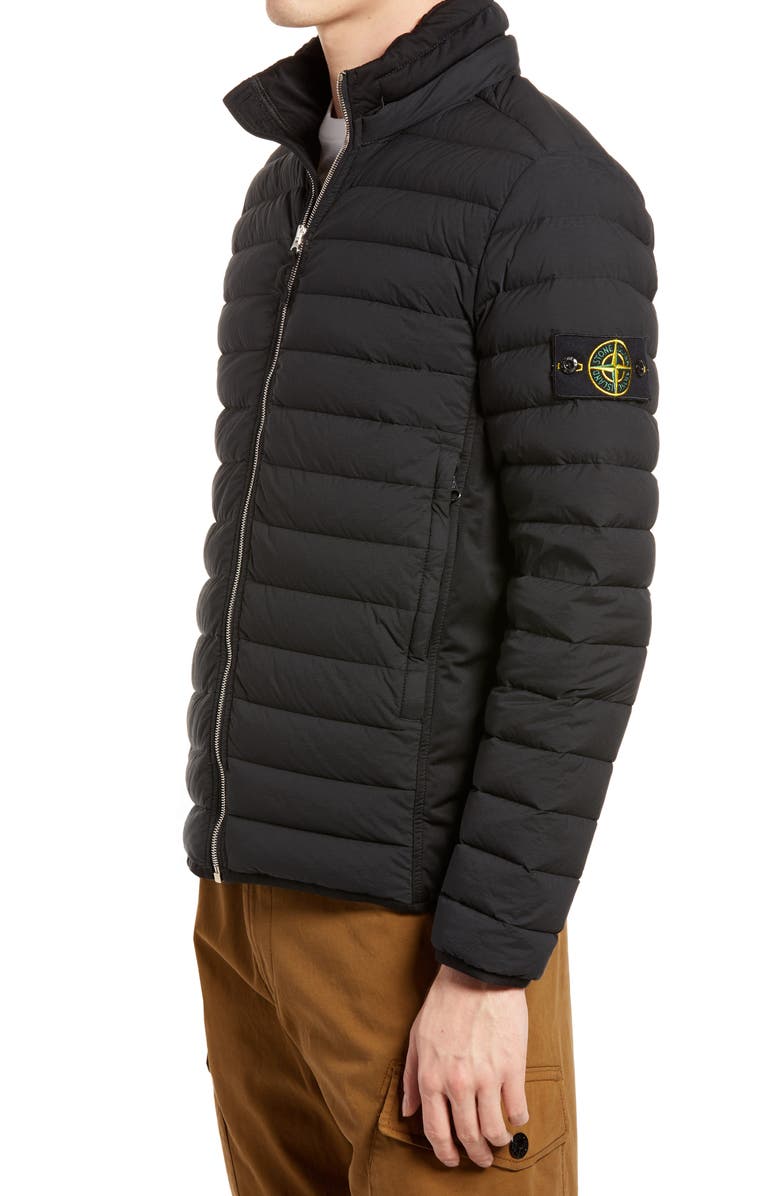 Stone Island Real Down Hooded Puffer Jacket, Alternate, color, 