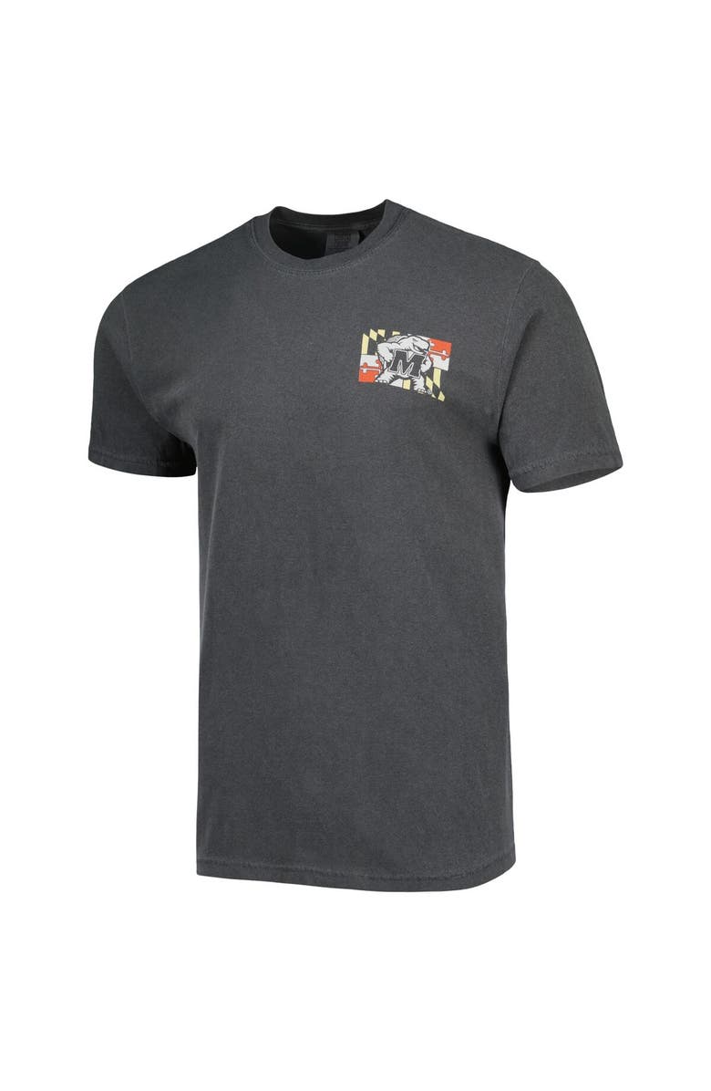IMAGE ONE Men's Black Maryland Terrapins Hyperlocal T-Shirt, Alternate, color, 