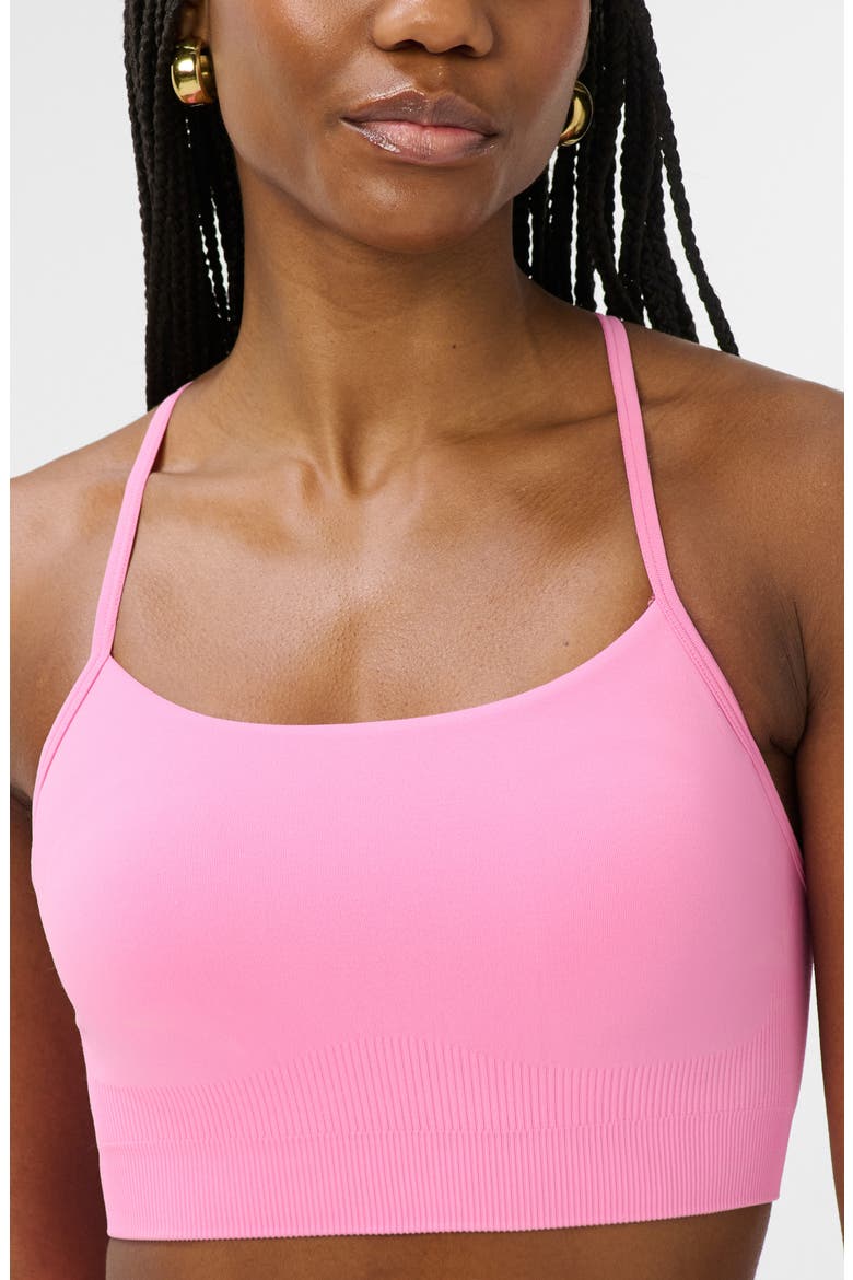 Spirit Restored Racerback Sports Bra, Alternate, color, GUAVA PINK