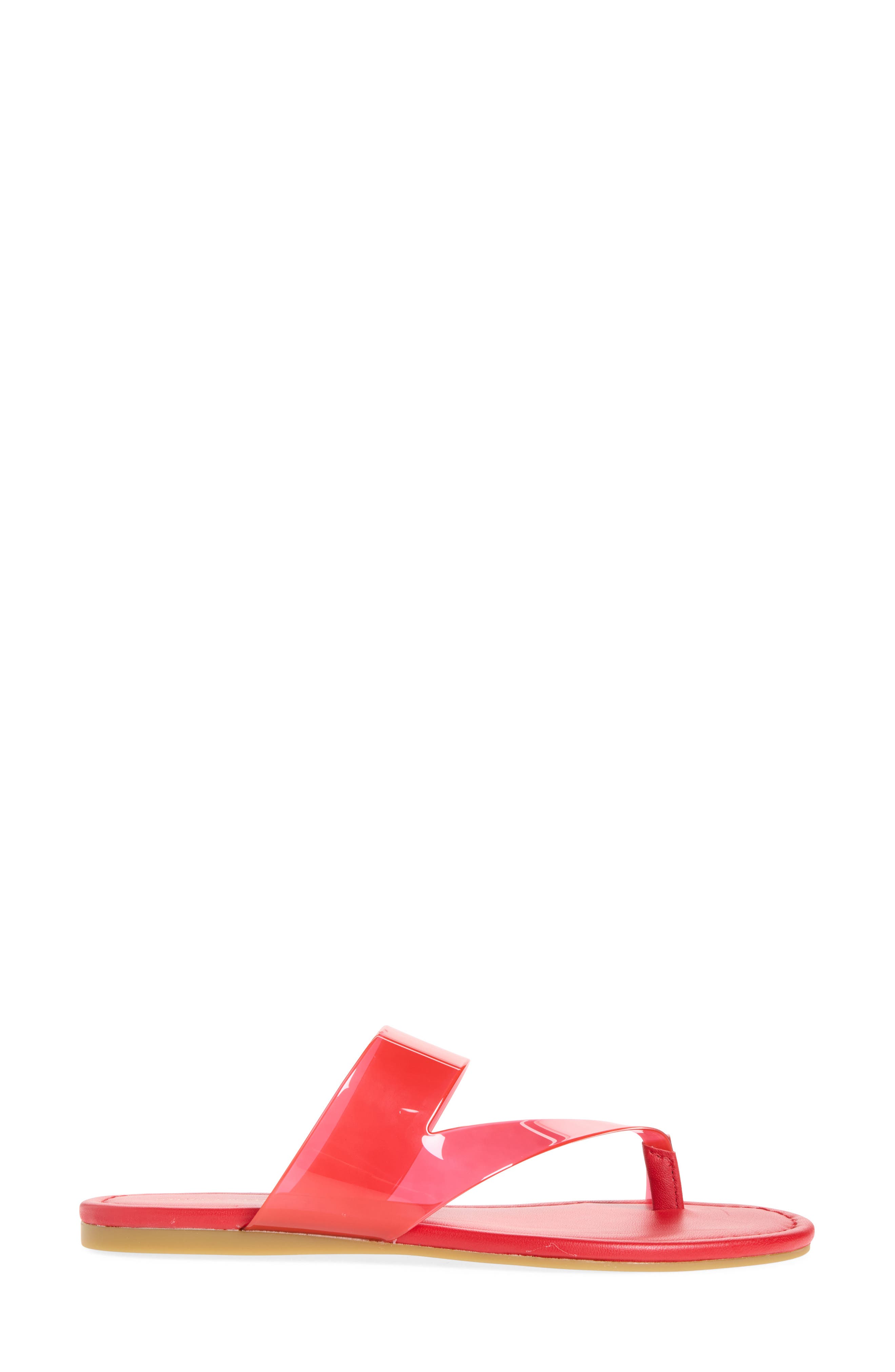 Remy Toe Strap Sandal, Alternate, color, POPPY