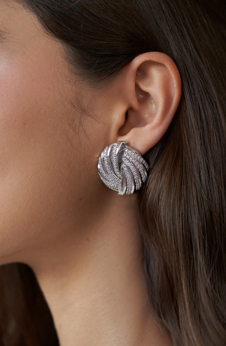 LILI CLASPE Arlo Pavé Stud Earrings, Alternate, color, 