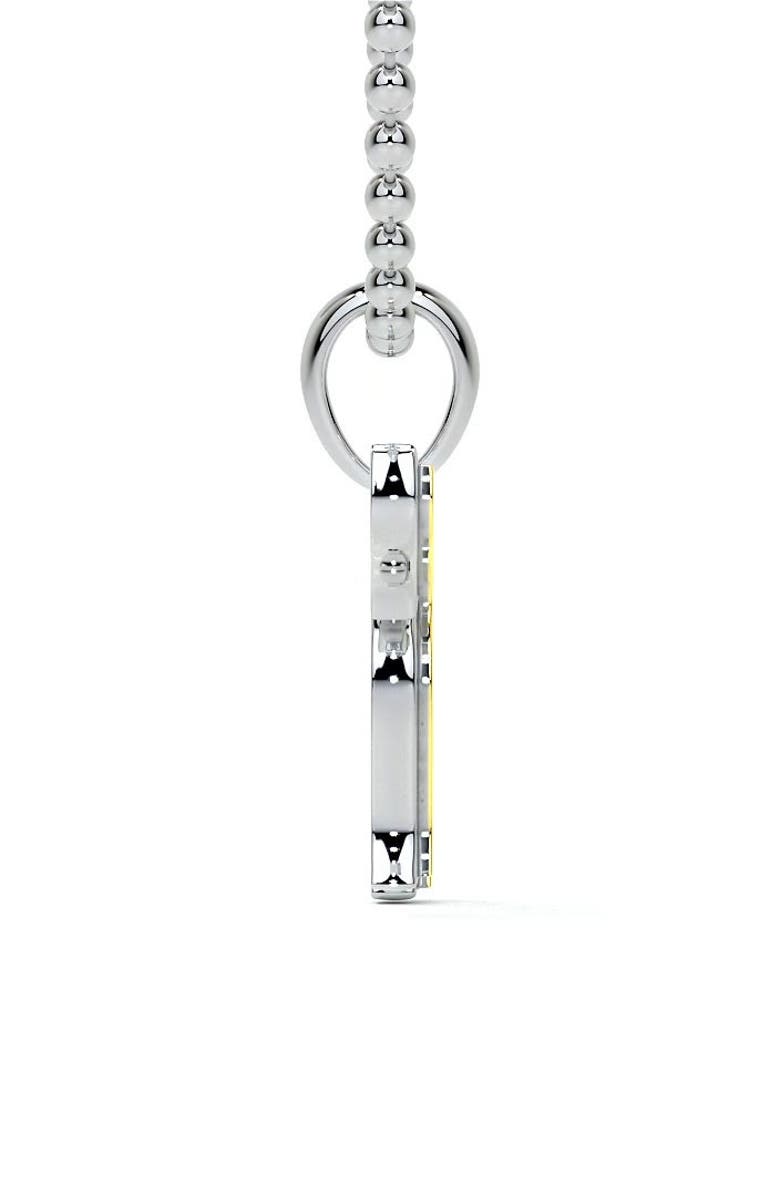 LAGOS 18K Gold Chai Pendant, Alternate, color, Two-Tone