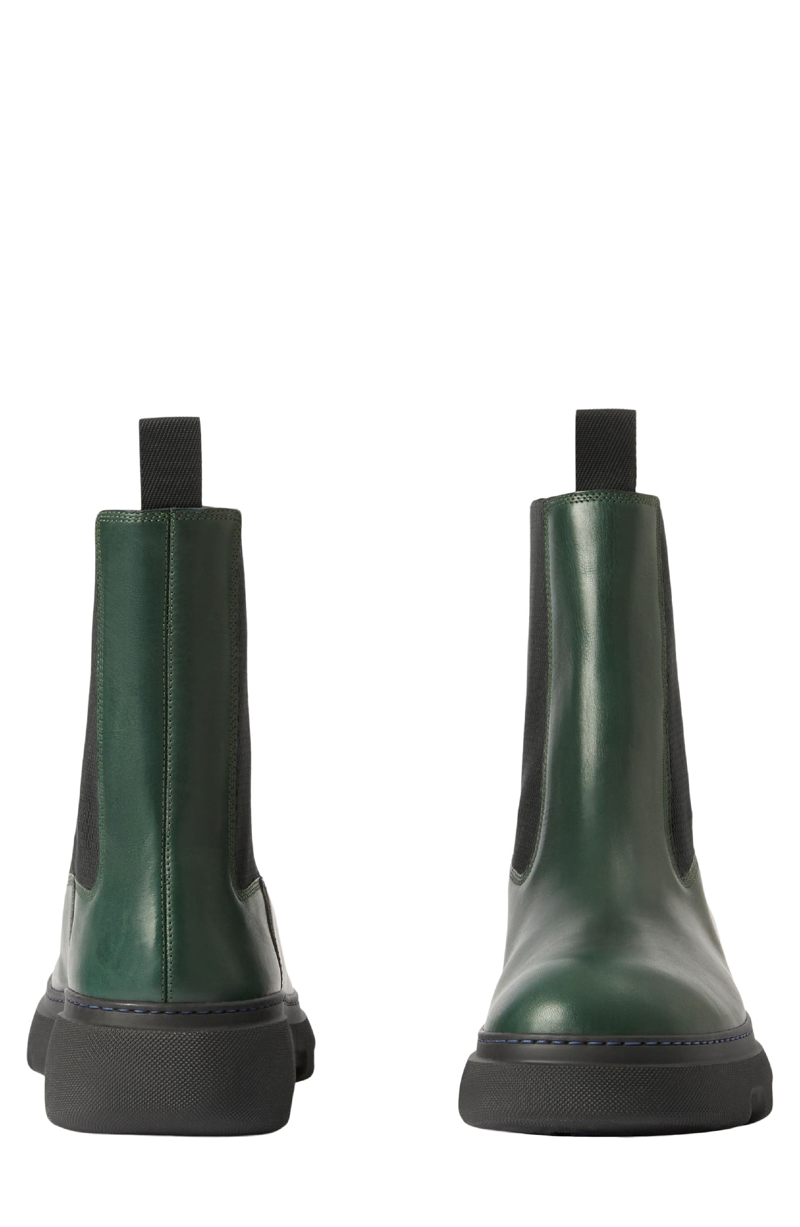 Burberry Gabriel Chelsea Boot, Alternate, color, Vine