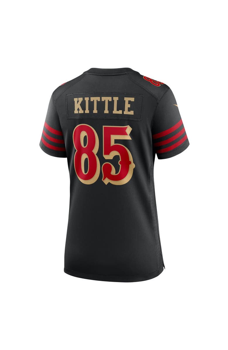 Nike Women's Nike George Kittle Black San Francisco 49ers 2025 Rivalries Collection Game Jersey, Alternate, color, Black