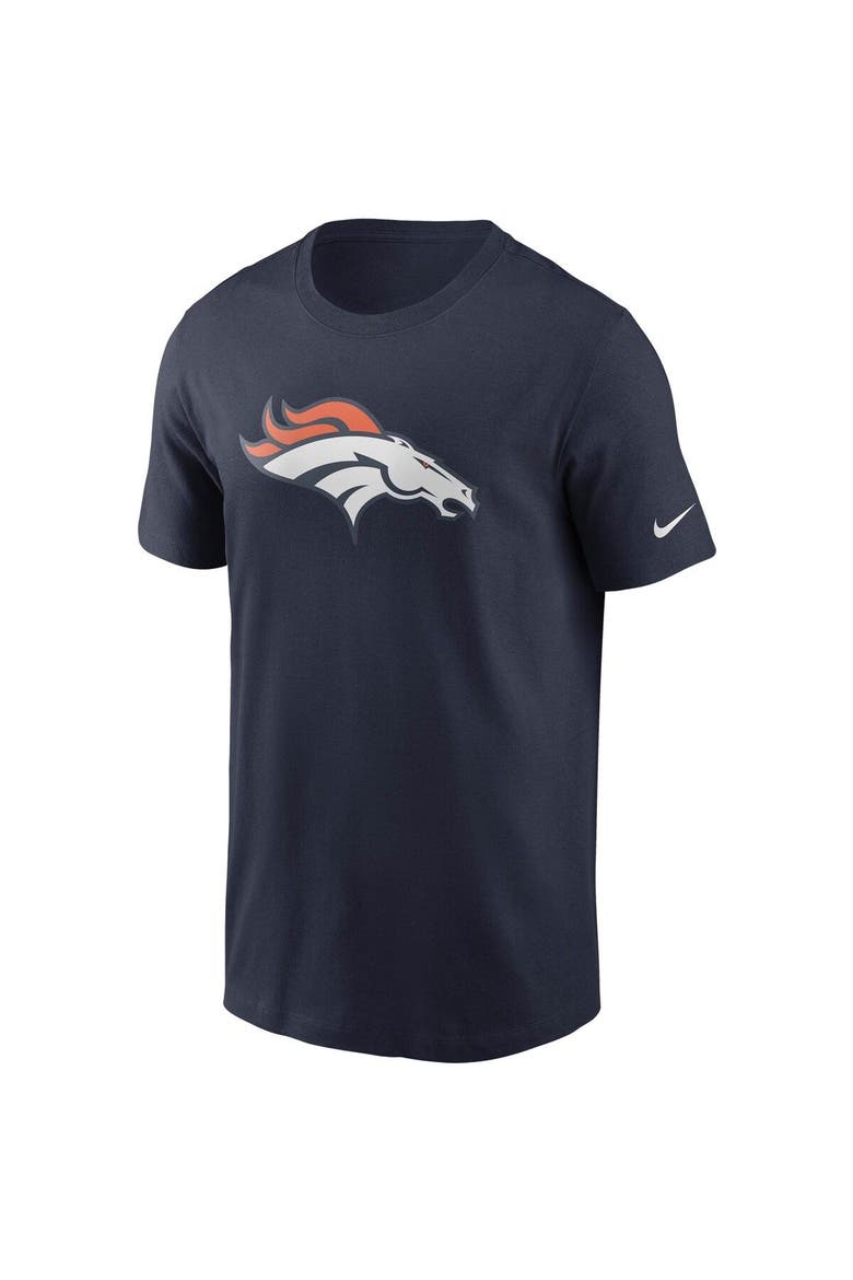Men's Nike Navy Denver Broncos Primary Logo T-Shirt, Alternate, color, NAVY