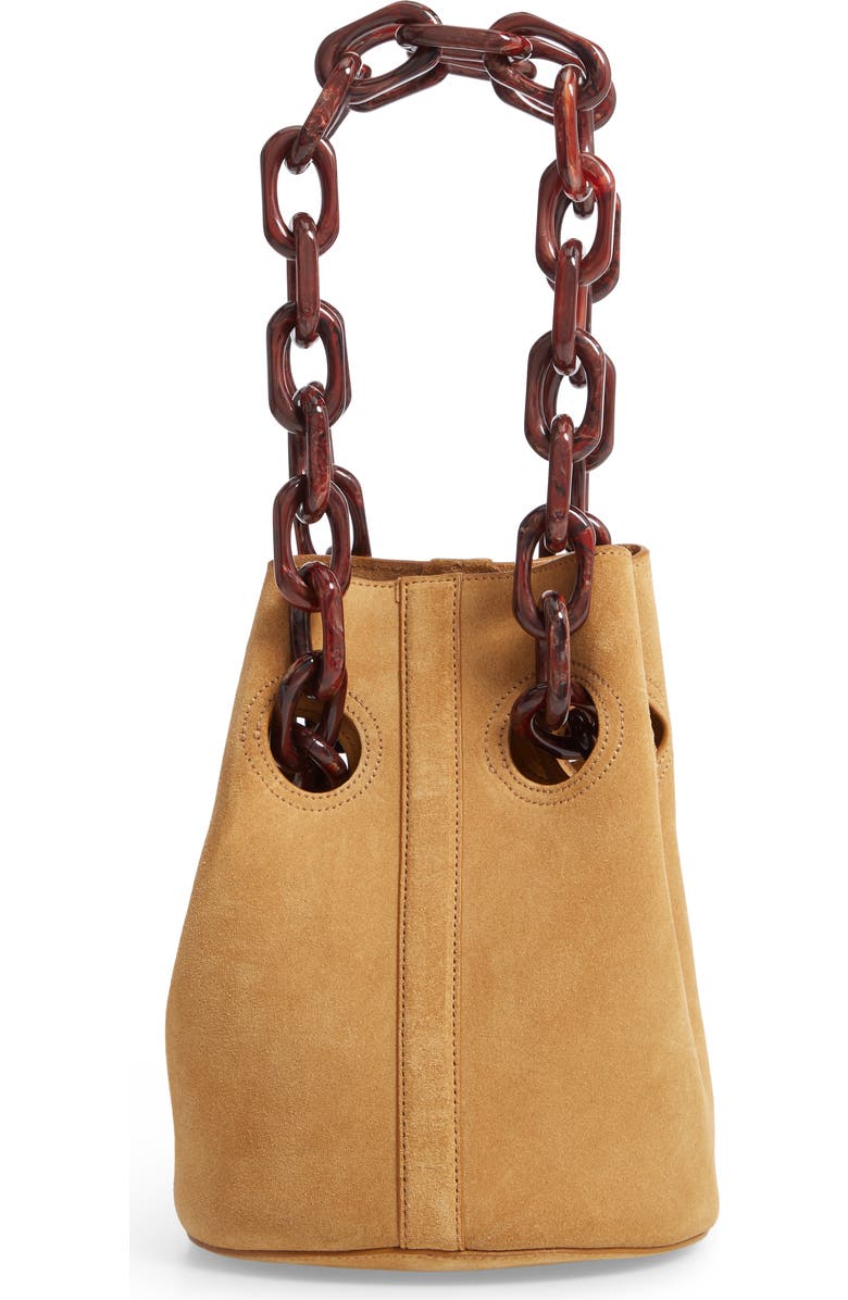 TRADEMARK Goodall Leather Bucket Bag, Alternate, color,