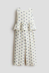H&M 2-piece Crinkled Jersey Set