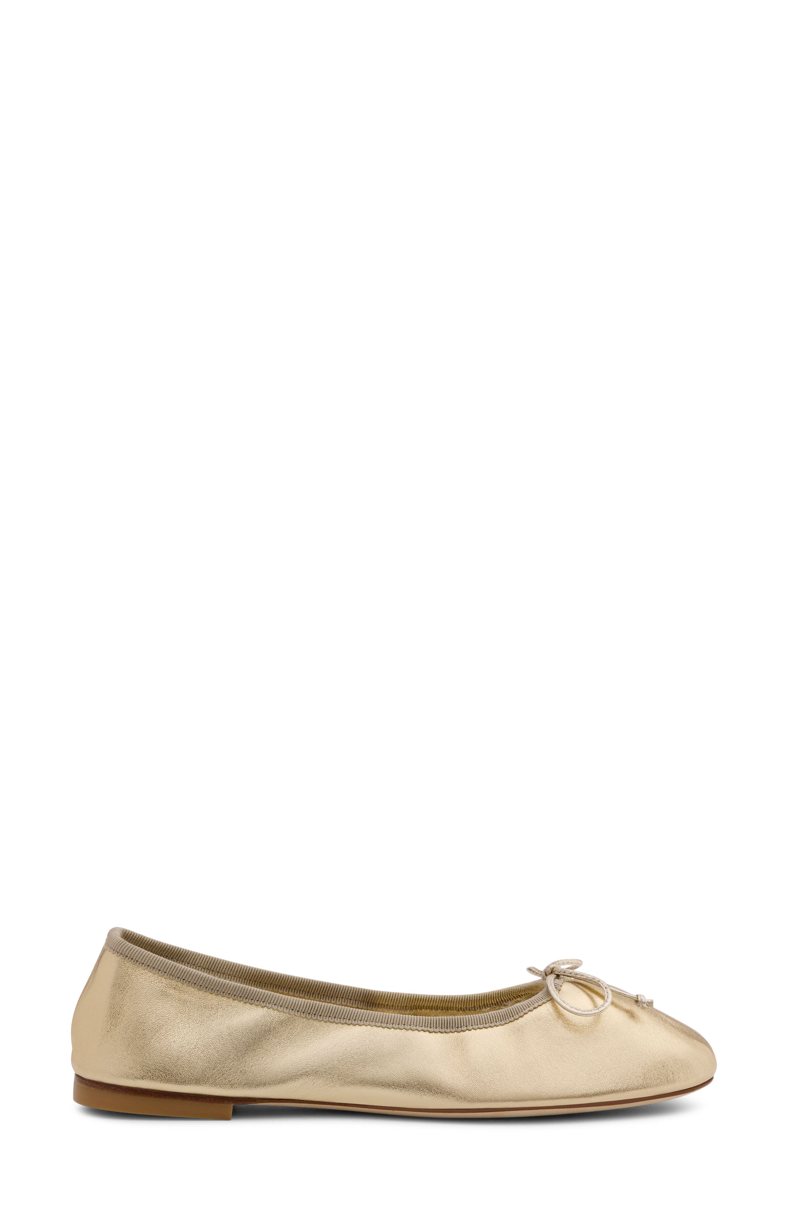 Nia Ballet Flat, Alternate, color, PLATINO / GOLD