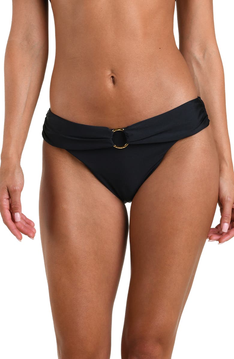 Sunshine 79 Ring Sash Bikini Bottoms, Main, color, Black