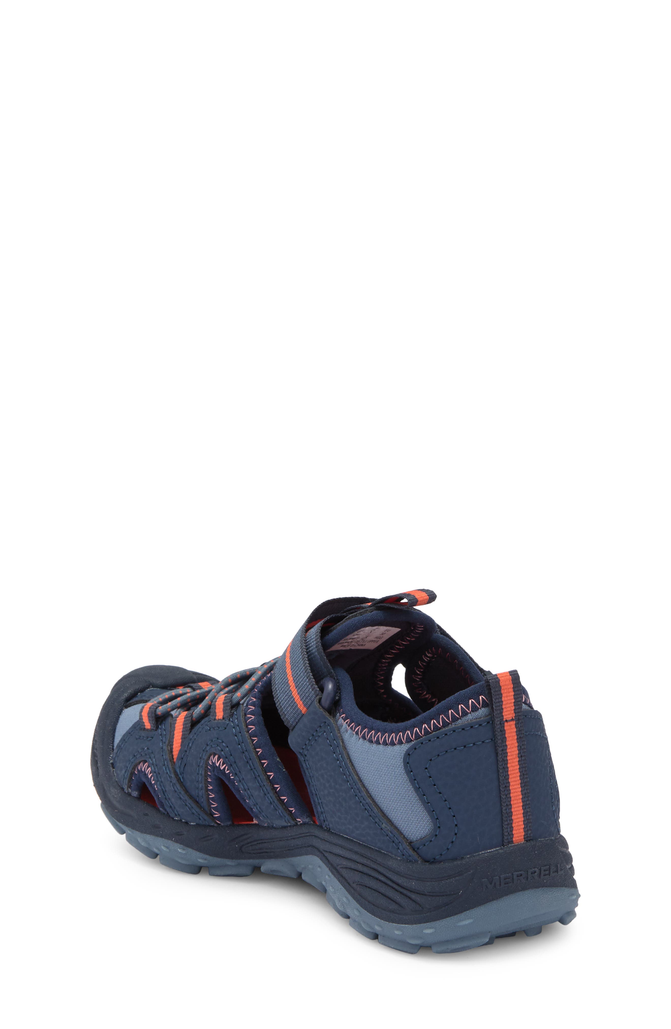 Merrell Kids' Hydro 2 Sandal, Alternate, color, Navy/Orange