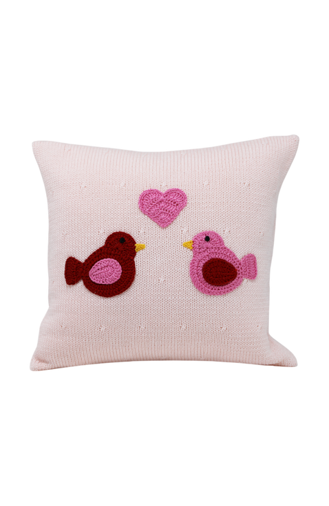 10" Love Birds Pillow