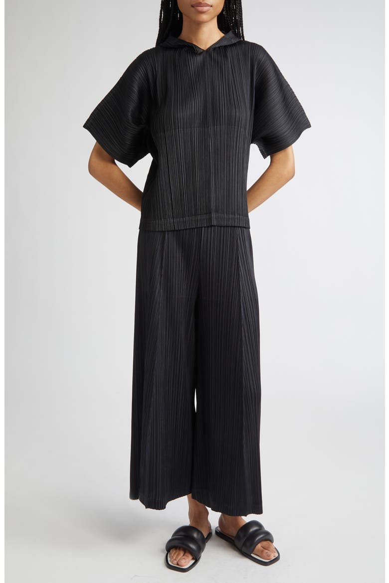 Thicker Bottoms 1 Pleated Crop Wide Leg Pants (Women) | Nordstrom