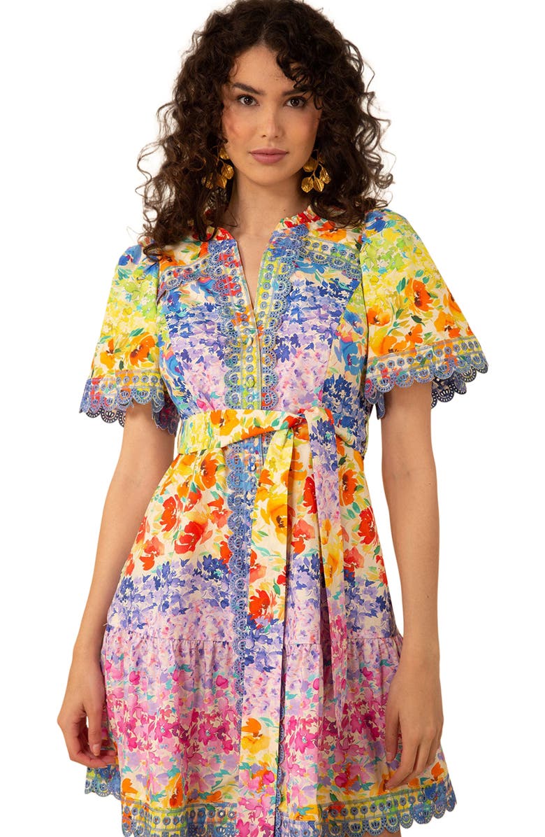 Hale Bob Mariana Poplin Dress, Alternate, color, 