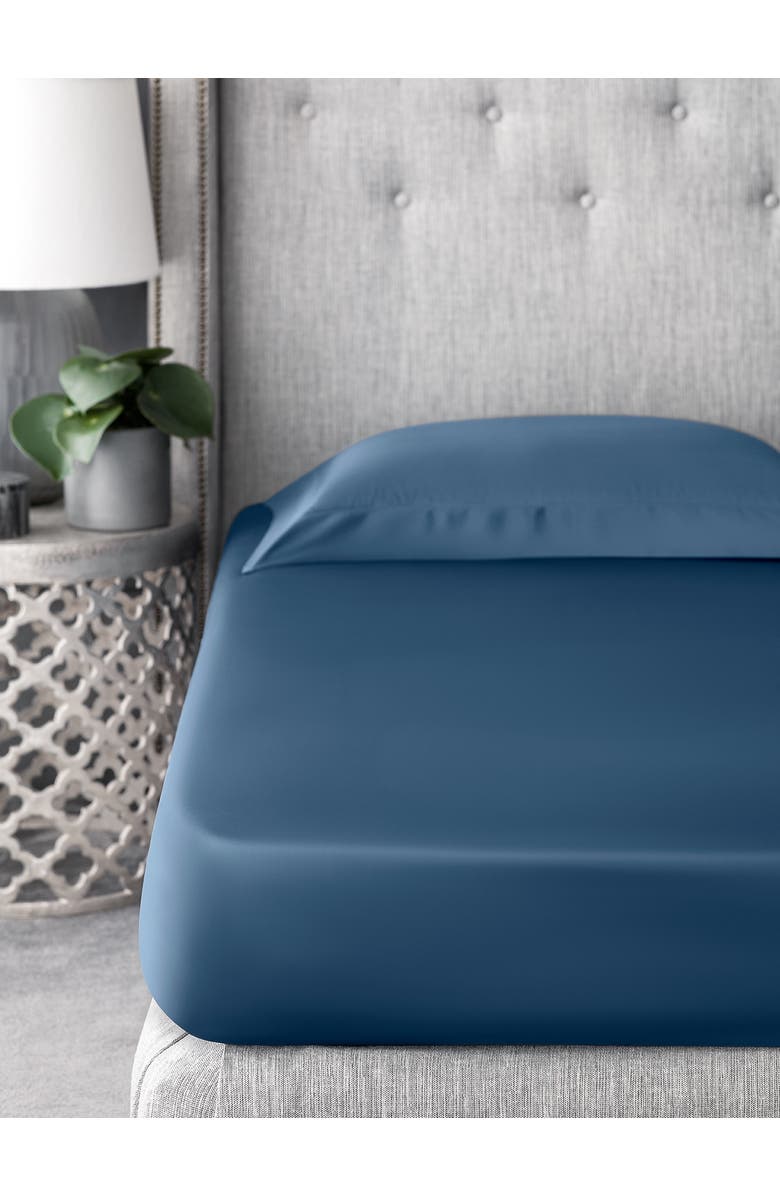 Togas Sensa flat sheet, Alternate, color, Blue