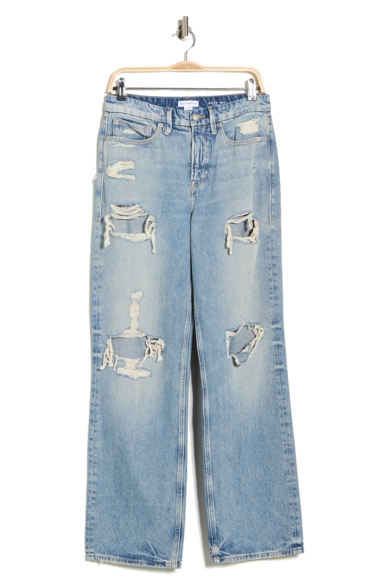 Good '90s Relaxed Jeans, Alternate, color, INDIGO962