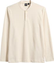 BOSS Pal Long Sleeve Blade Collar Polo