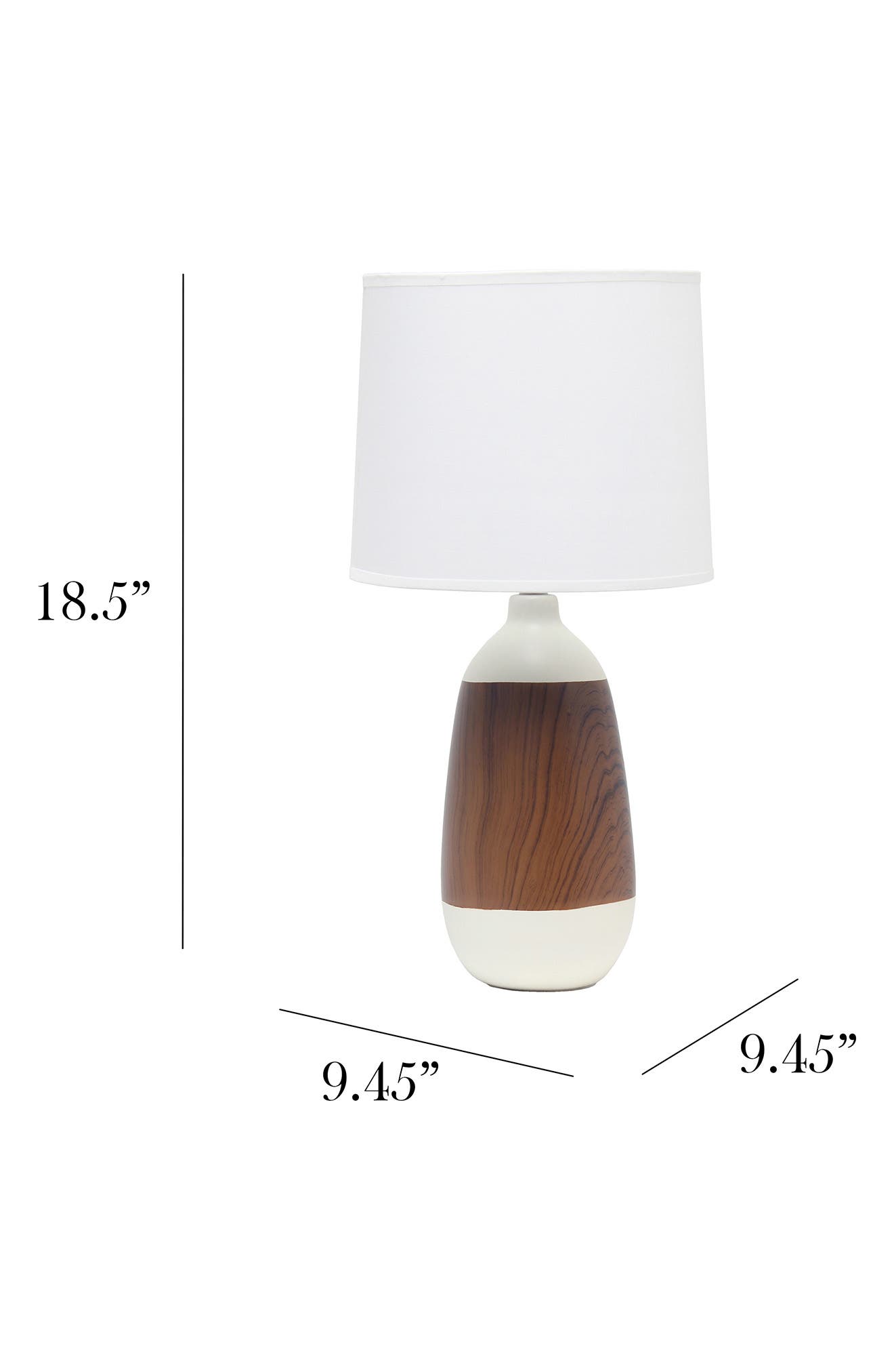 LALIA HOME Wood Print Table Lamp | Nordstromrack