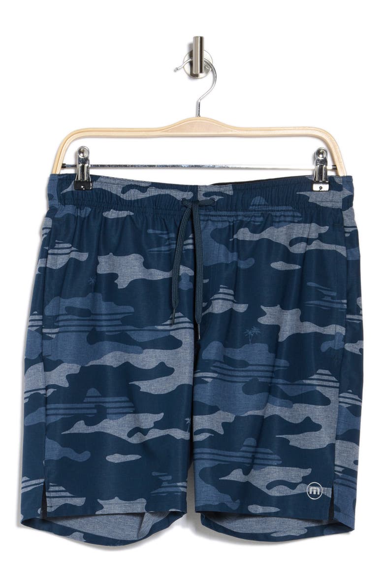 Leaderboard Stretch Shorts, Alternate, color, BLUE NIGHTS