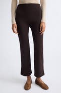 LESET Rio High Waist Flare Leg Knit Pants