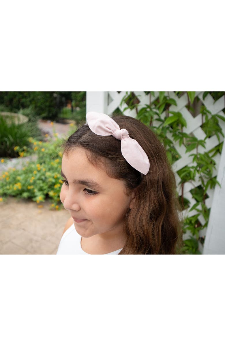 Cuclie Bow Headband, Alternate, color, Dusty Rose