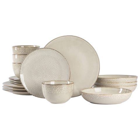 Matisse 16 Piece Stoneware Dinnerware Set  with Reactive Glaze