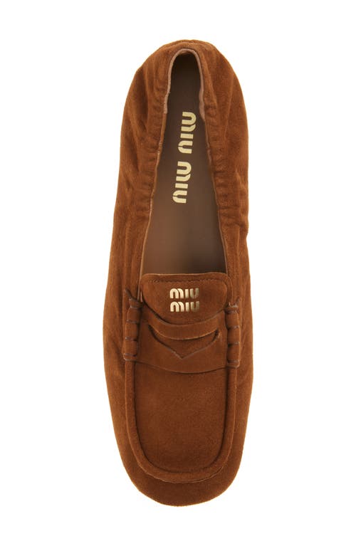 Miu Miu Loafers With Back Elasticated Detail