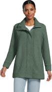 Lands' End Boucle Fleece Coat