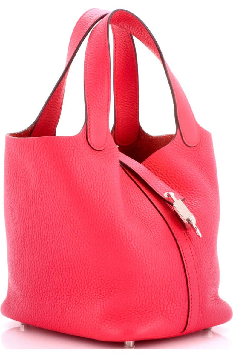 Pre-Owned Hermes Picotin Lock Bag Clemence PM, Alternate, color, Rose Extreme