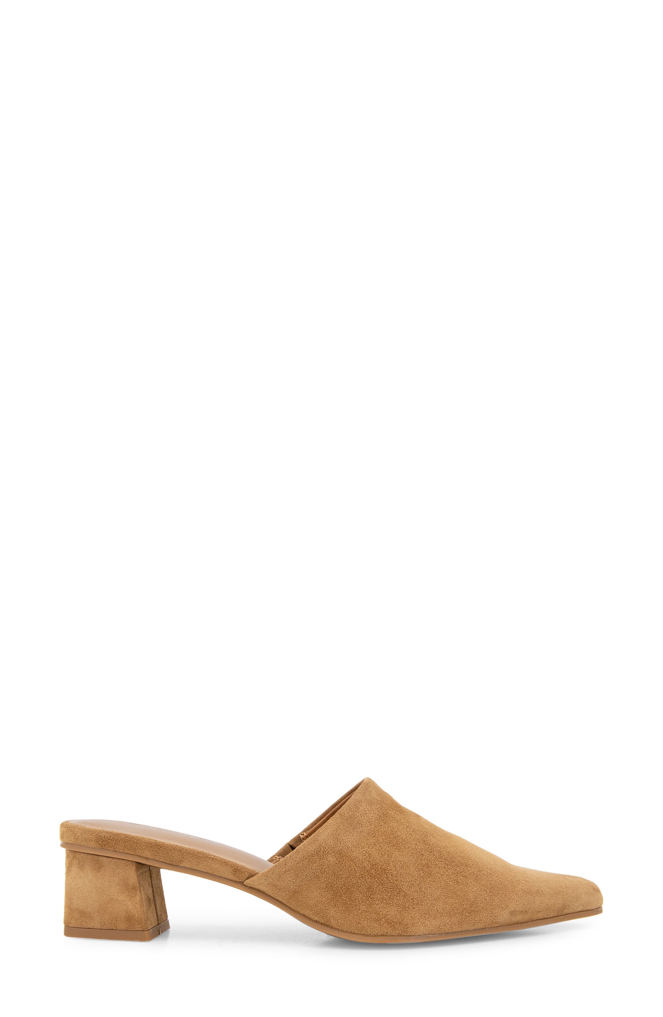 Splendid Lyn Suede Mule Heel, Alternate, color, Macchiato