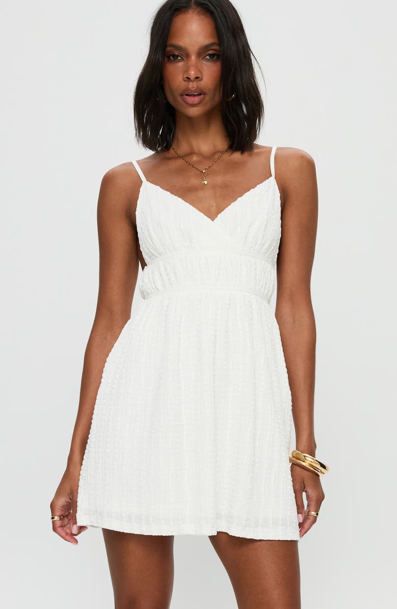 Princess Polly All Too Well Sleeveless Minidress, Alternate, color, White