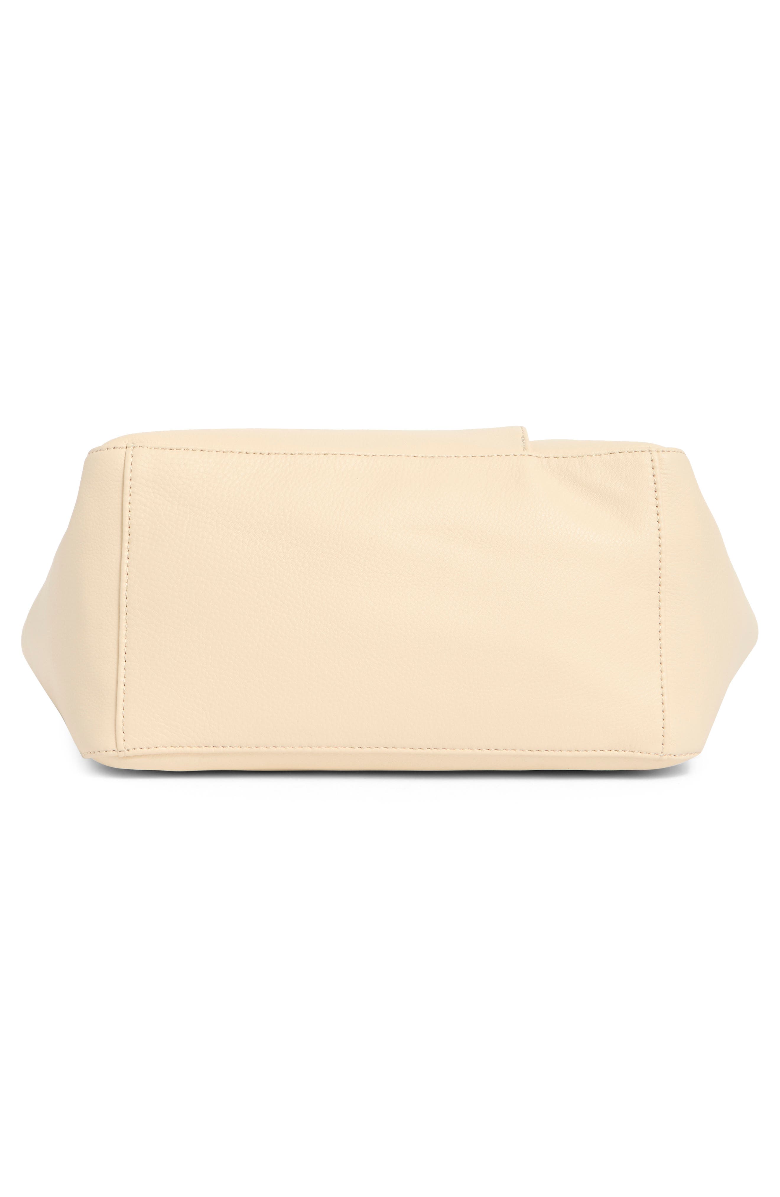 HOBO Endure Leather Tote, Alternate, color, Cream