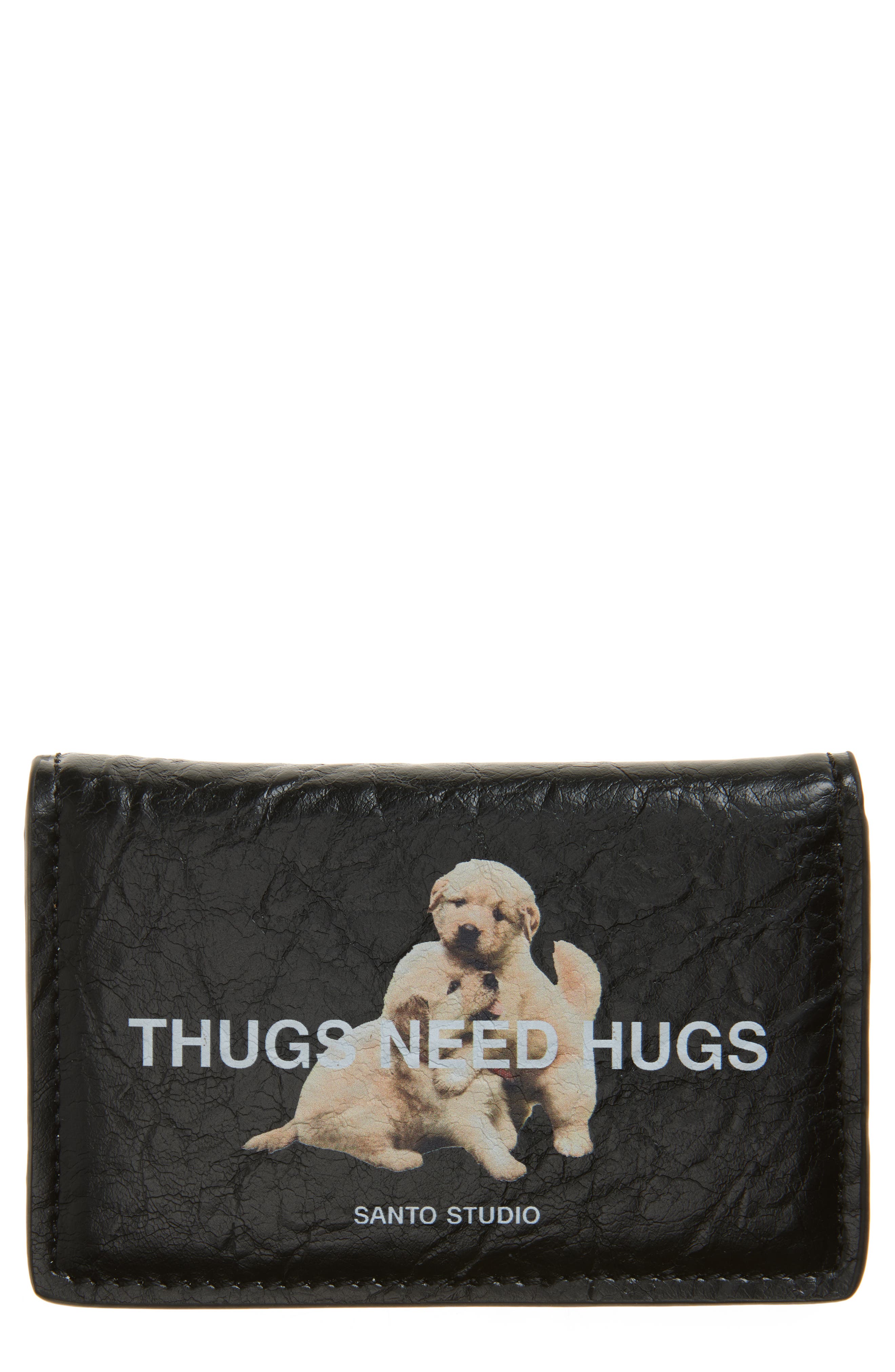 SANTO STUDIO x Paul Rodriguez Bifold Wallet, Main, color, Black