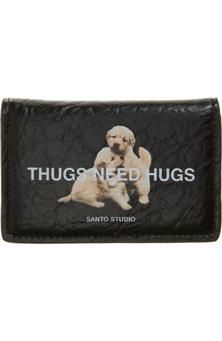 SANTO STUDIO x Paul Rodriguez Bifold Wallet, Main, color, Black