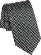Michael Kors Neal Miniature Grid Print Tie