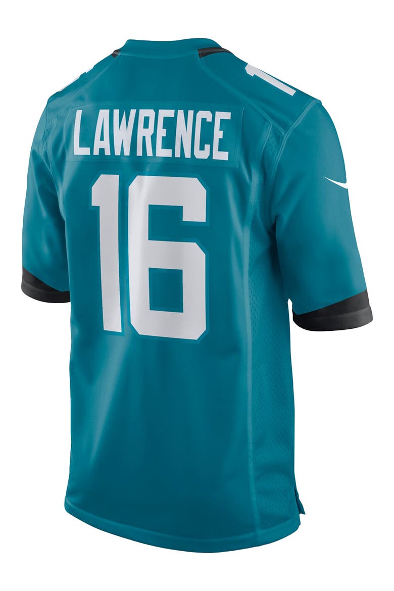 Men's Nike Trevor Lawrence Teal Jacksonville Jaguars Home Game Jersey, Alternate, color, TEAL