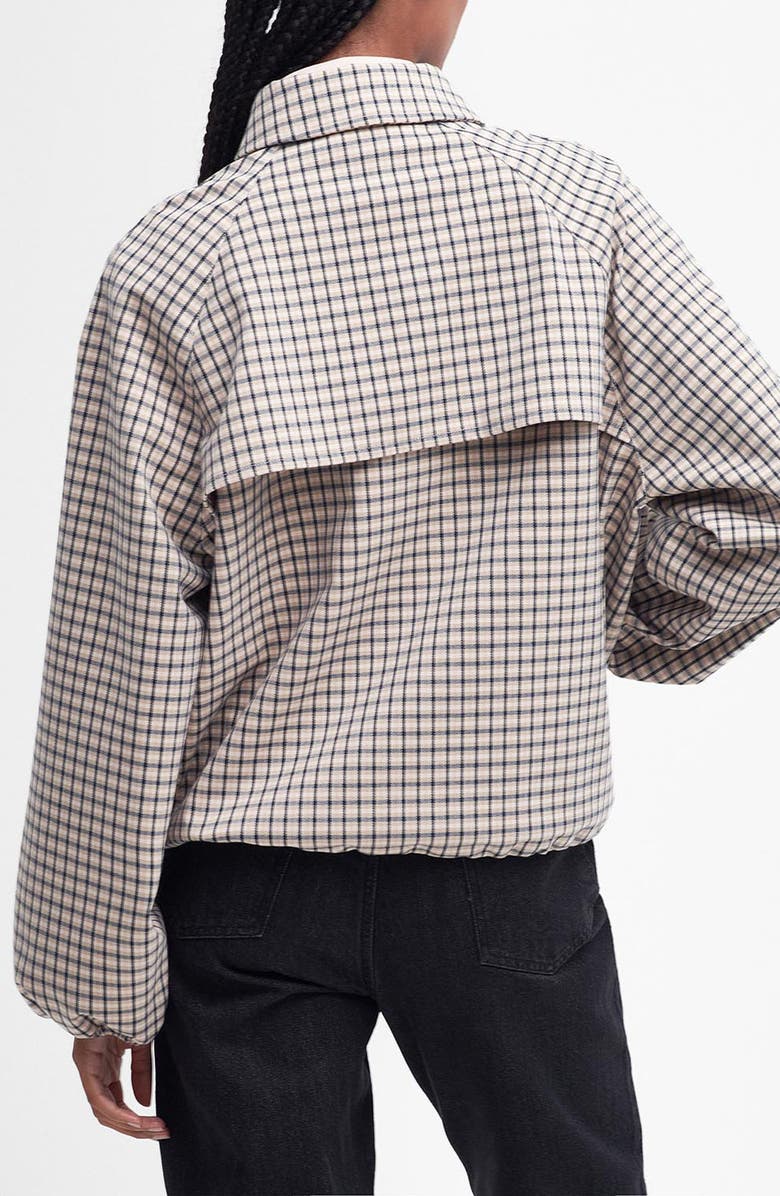 Barbour Charlene Check Water Resistant Raincoat, Alternate, color,