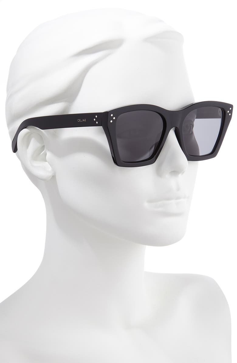 CELINE 55mm Cat Eye Sunglasses, Alternate, color, 