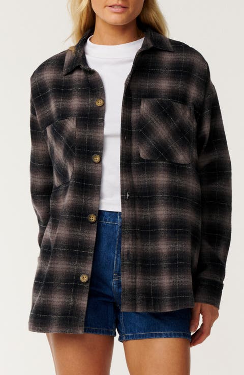 Era Plaid Brushed Cotton Flannel Shirt