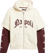 SANTO STUDIO Napoli Fight Team Layered Zip Hoodie