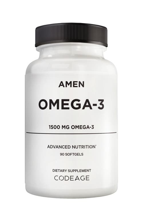 Codeage Omega-3 1500 mg EPA & DHA Supplement in White 