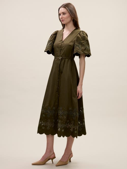 REBECCA TAYLOR REBECCA TAYLOR RAQUEL TWILL DRESS