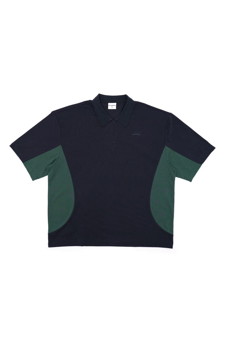 STUDENTS Assistant Jersey Quarter Zip Polo, Alternate, color, Navy