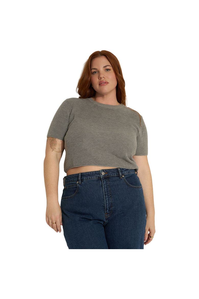 The Knit T-Shirt - Women's, Main, color, Heather Grey