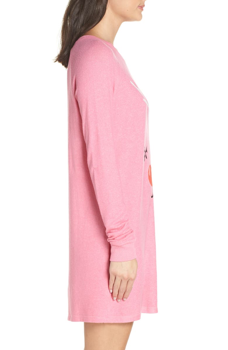 Make + Model Warm Me Up Raglan Sleep Shirt, Alternate, color,