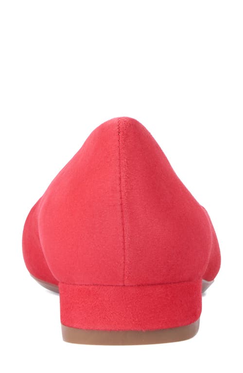Aquatalia Penina Flat In Raspberry